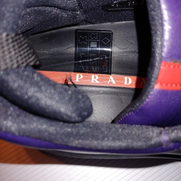 Purple Prada Shoes/Sneakers! 6.5-8 - Picture 7 of 12